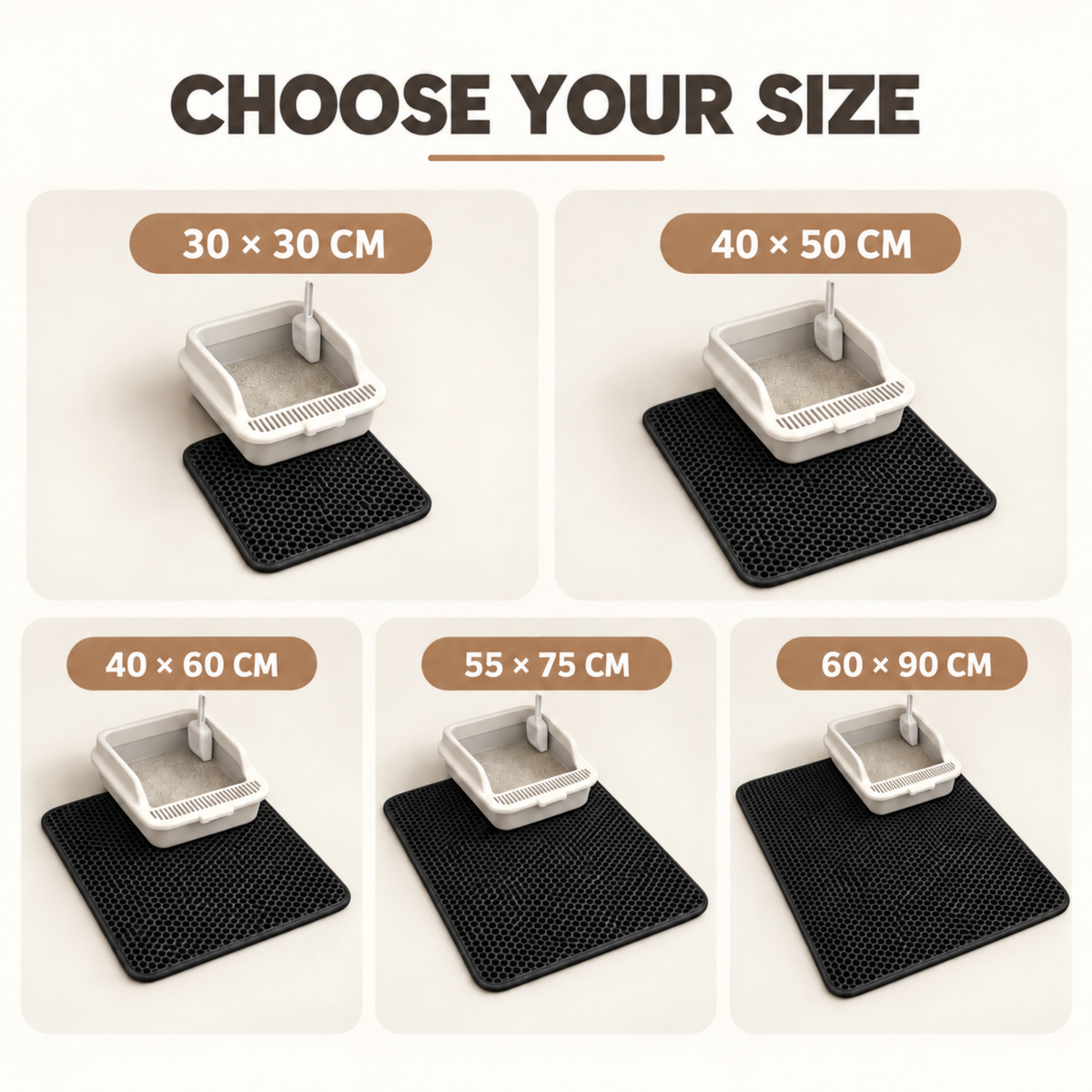 Tailo Shop™ Waterproof Cat Litter Mat